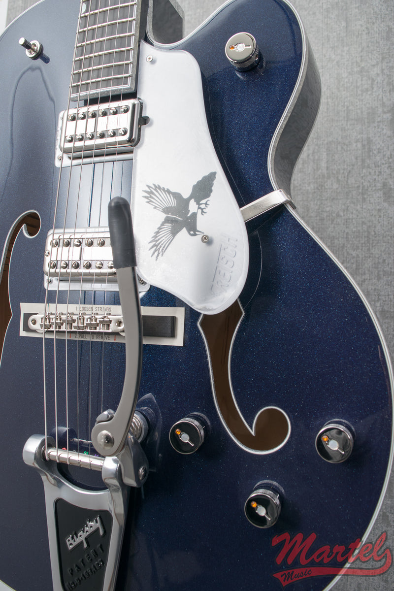 Gretsch G6136T-RR Rich Robinson Signature Falcon with Bigsby Raven's Breast Blue