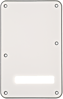 Fender Backplate, Stratocaster, White (W/B/W), 3-Ply