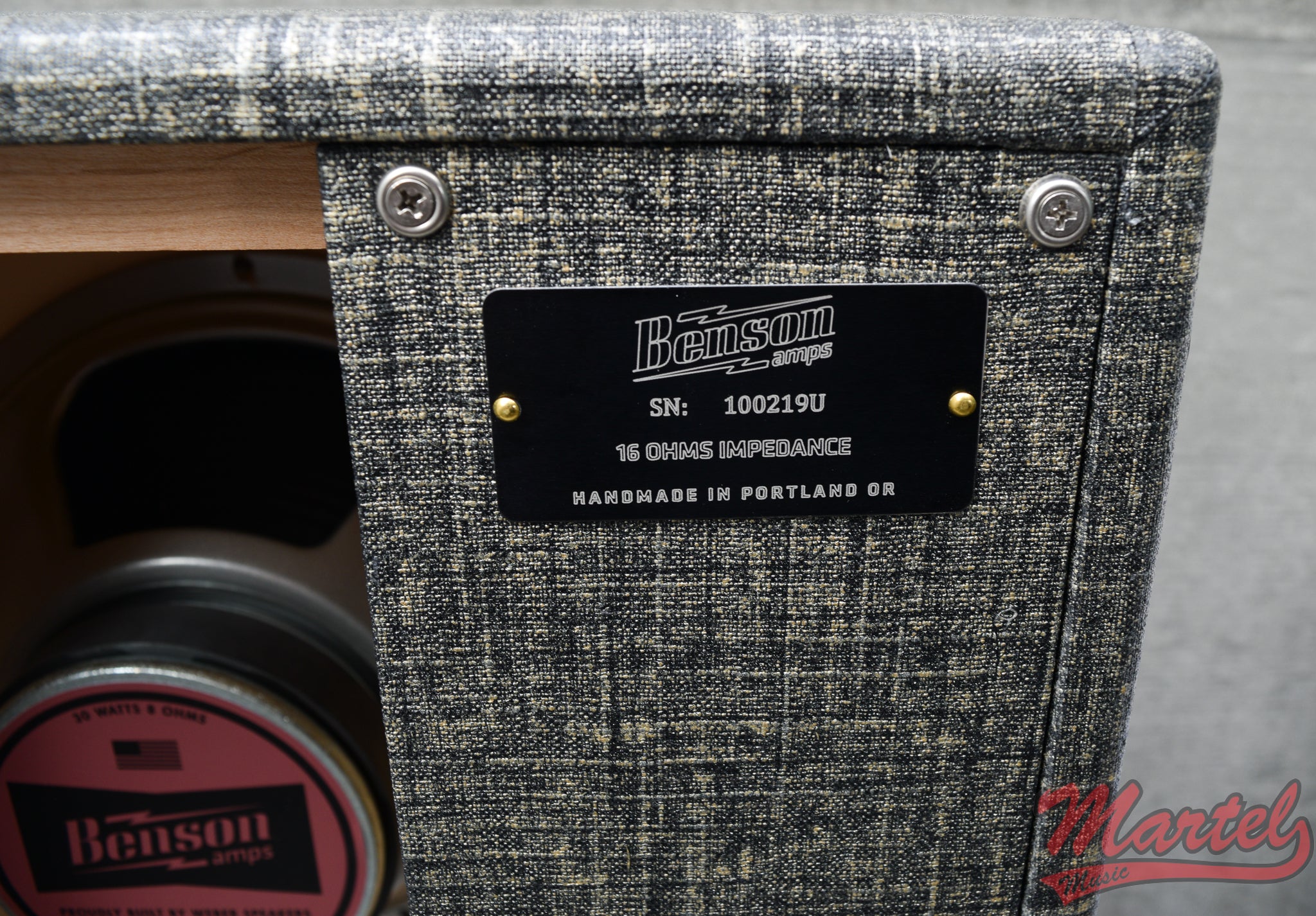 Benson 2x12 Cabinet, Nightmoves W/ Silver Grille