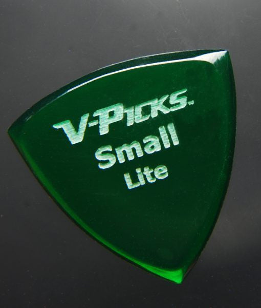 V-Picks Small Pointed Lite Emerald Green