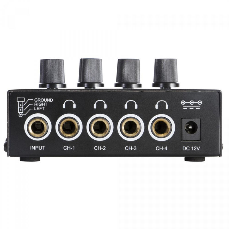 On-Stage Stands HA4000 4-Channel Headphone Amp