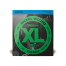 D'Addario EXL220S Nickel Wound Bass Guitar Strings, Super Light, 40-95, Short Scale