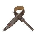 Levy's 2.5" Brown Padded Faux Emu Guitar Strap
