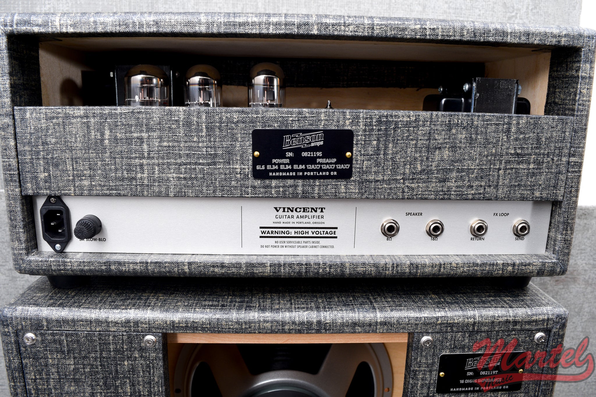 Benson Vincent 30 Watt Head and Cabinet