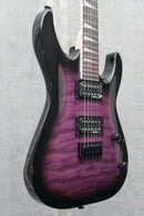 Jackson JS Series Dinky Arch Top JS32Q DKA HT, Transparent Purple Burst