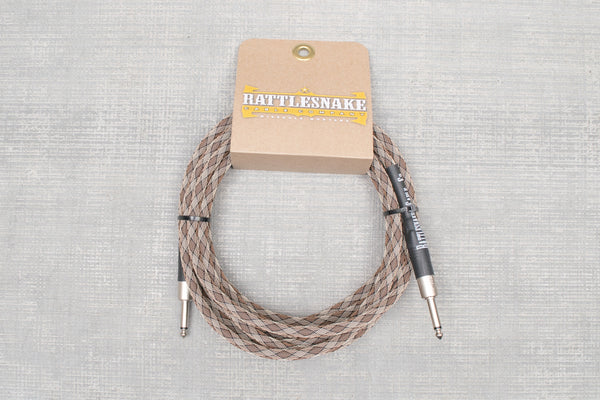Rattlesnake Cable 15' Standard in Snake Weave Straight Plugs