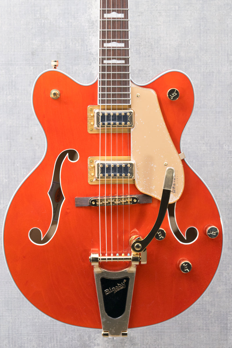 GRETSCH G5422TG Electromatic Classic Hollow Body Double-Cut w/Bigsby & Gold  Hardware - Orange Stain