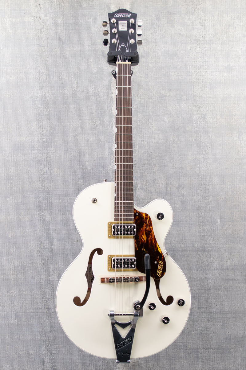 Gretsch  G6118T Players Edition Anniversary Hollow Body with String-Thru Bigsby Two-Tone Vintage White/Walnut Stain