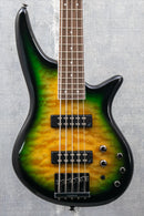 Jackson JS Series Spectra Bass JS3QV Alien Burst Mint