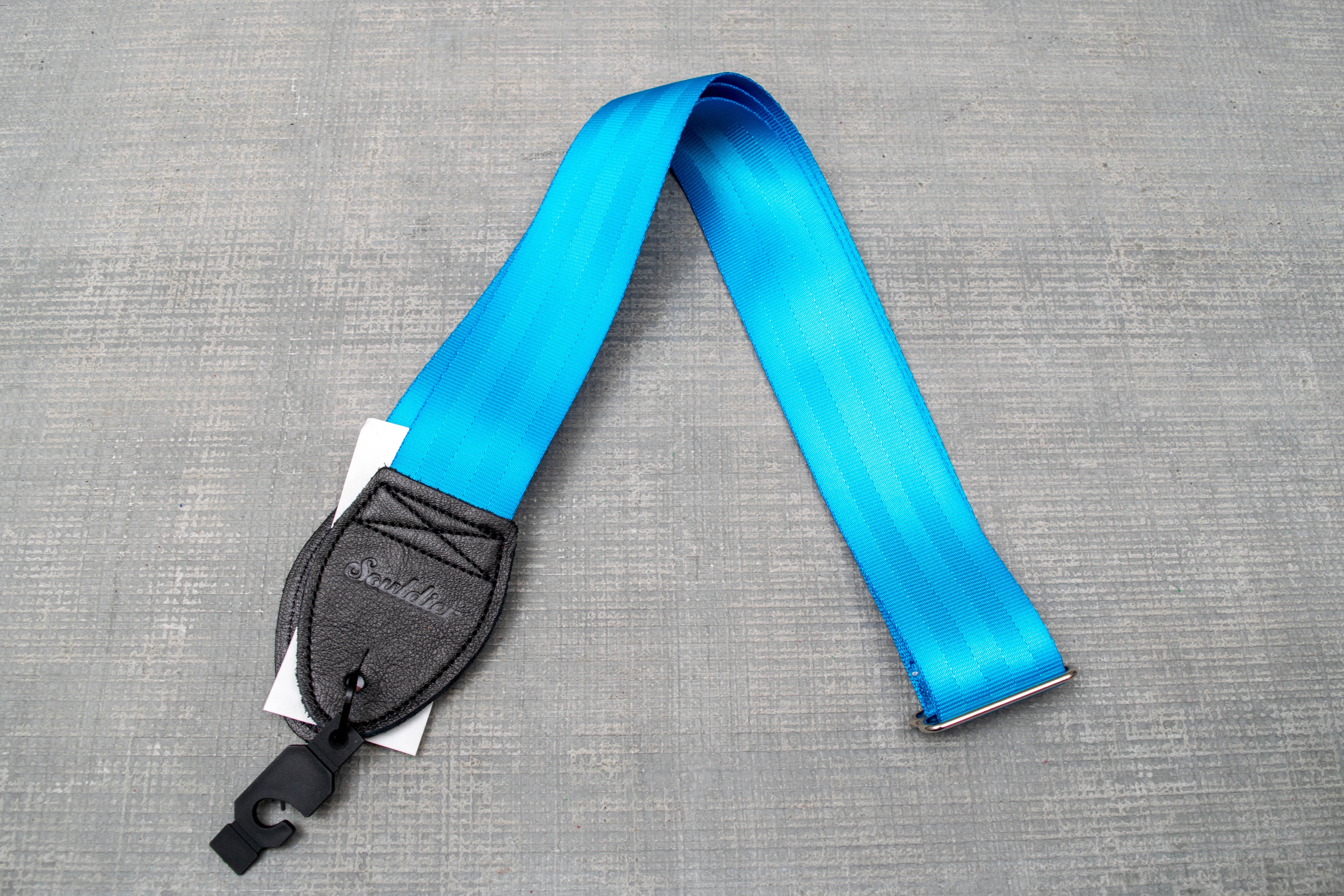 Souldier GS0000-EB04BK Plain Seat Belt Strap, Electric Blue