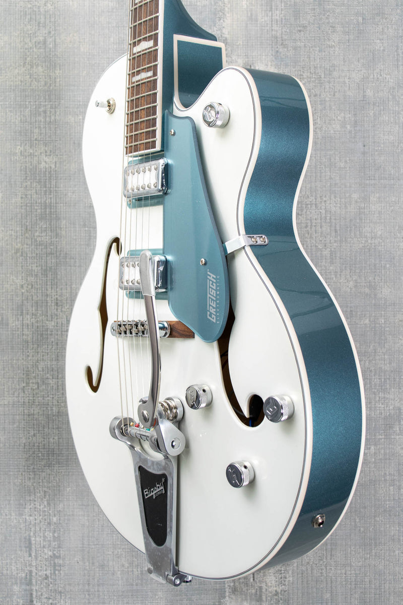 Gretsch G5420T-140 Electromatic 140th Anniversary Double Platinum Hollow Body with Bigsby Two-Tone Pearl Platinum/Stone Platinum