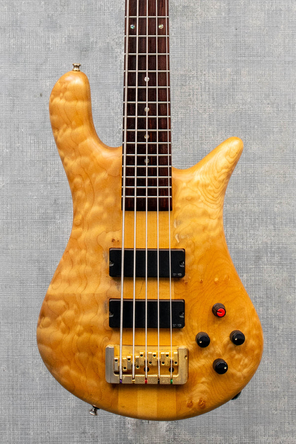 Used Spector NS-5CR 5-String Bass - Natural Oil