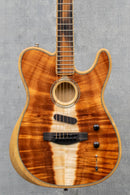 Used Fender American Acoustasonic Telecaster, Ebony Fingerboard, Koa 2019