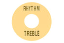 Rhythm and Treble Switch Ring - Cream Plastic