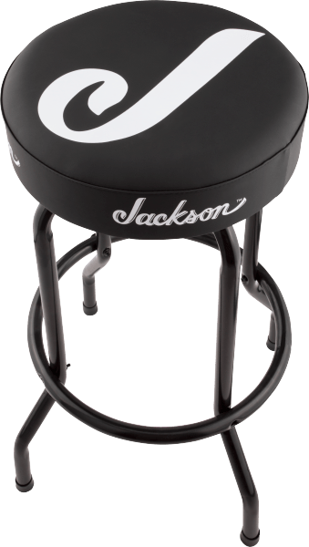 Jackson J Logo Barstool Black and White 30"