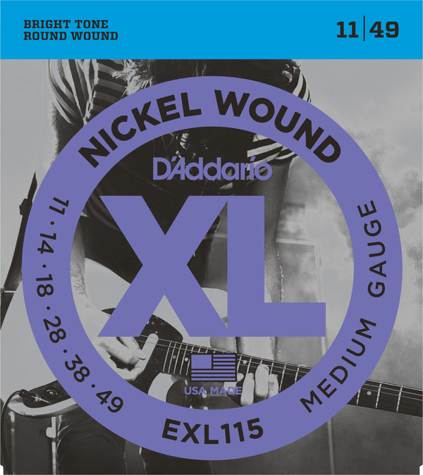 D'addario EXL115 Nickel Wound Strings
