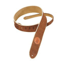 Levy's 2" Brown Soft Suede Guitar Strap