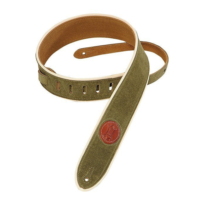 Levy's 2" Green Soft Suede Guitar Strap