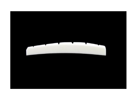 Radiused Slotted Bone Nut for Fender® Guitars (Bleached)