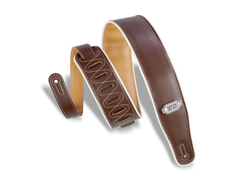 Levy's Brown and Mustard Reversible Vinyl Strap