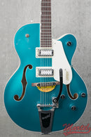 Gretsch G5410T LE Electromatic Tri-Five Hollow Body Single-Cut w/ Bigsby, Two-Tone Ocean Turquoise/Vintage White