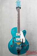 Gretsch G5410T LE Electromatic Tri-Five Hollow Body Single-Cut w/ Bigsby, Two-Tone Ocean Turquoise/Vintage White