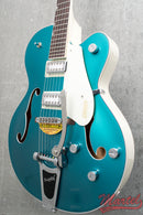 Gretsch G5410T LE Electromatic Tri-Five Hollow Body Single-Cut w/ Bigsby, Two-Tone Ocean Turquoise/Vintage White