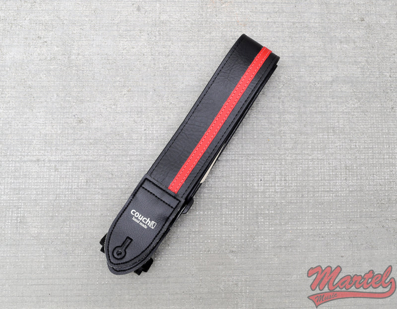 Couch Black & Red Racer X Guitar Strap