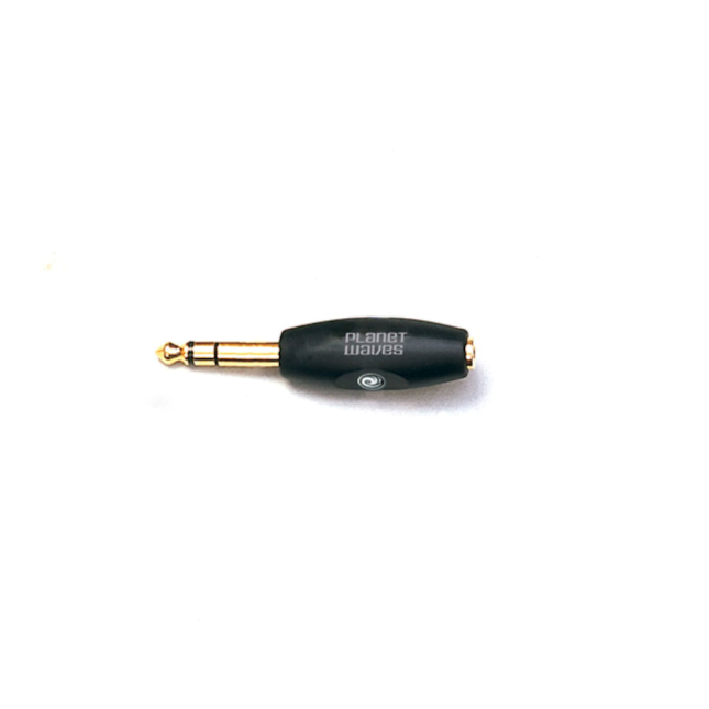 D'Addario 1/8 Inch Female Stereo to 1/4 Inch Male Stereo Adapter