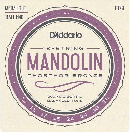 EJ70 Ball End Mandolin Strings