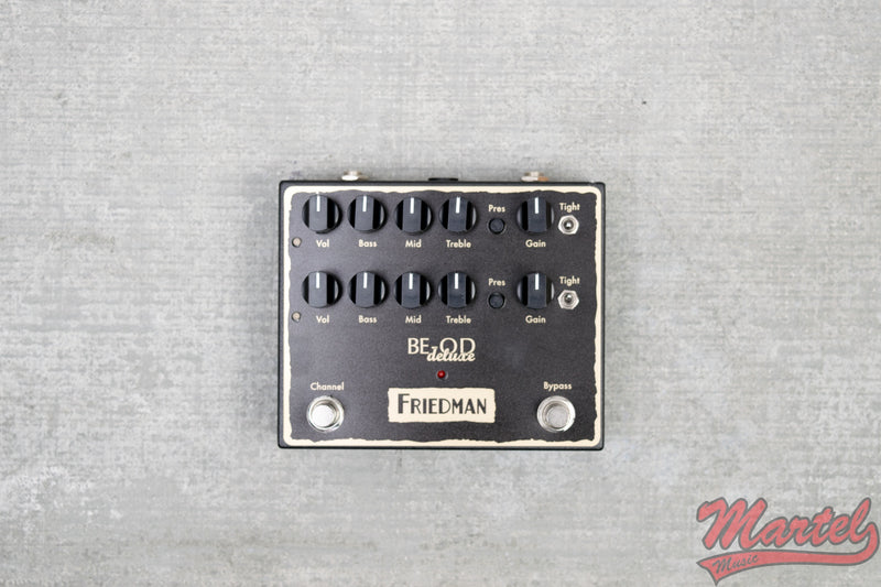 friedman be od deluxe dual overdrive pedal Friedman BE-OD Overdrive Deluxe
