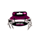 Ernie Ball 3" Flat Ribbon Patch Cable 3-Pack White