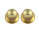 Gold Tone Reflector Knobs