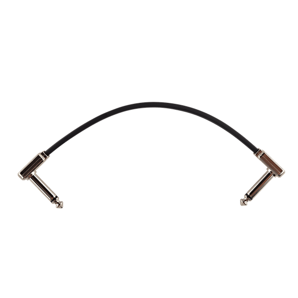 Ernie Ball 6" Single Flat Ribbon Patch Cable Black