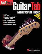 Fast Track Guitar Tab Manuscript Paper