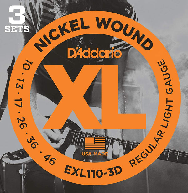 D'Addario EXL110-3D - 3-Pack