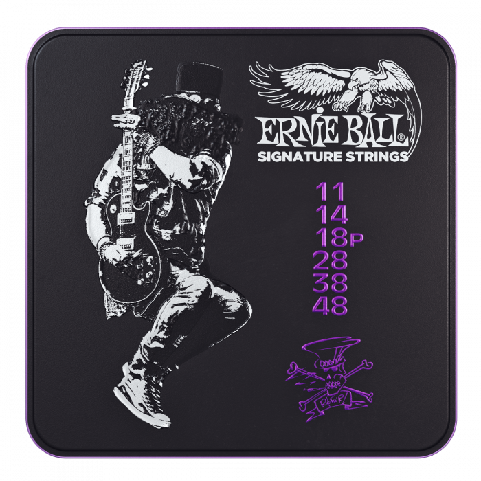 Ernie Ball Slash Signature 3 Pack Guitar String Tin