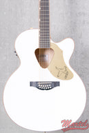 Gretsch G5022CWFE-12 Rancher Falcon Jumbo 12-String Cutaway, White