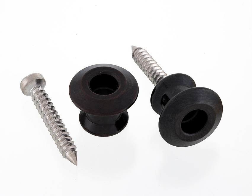 AP-6582 Dunlop Strap Buttons -  Black
