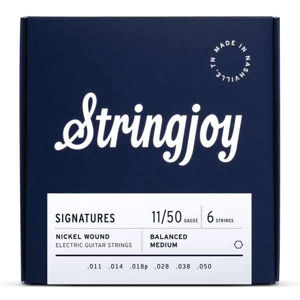 Guitar string package by stringjoy