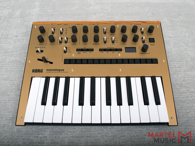 Korg Monologue Monophonic Analog Synthesizer, Gold