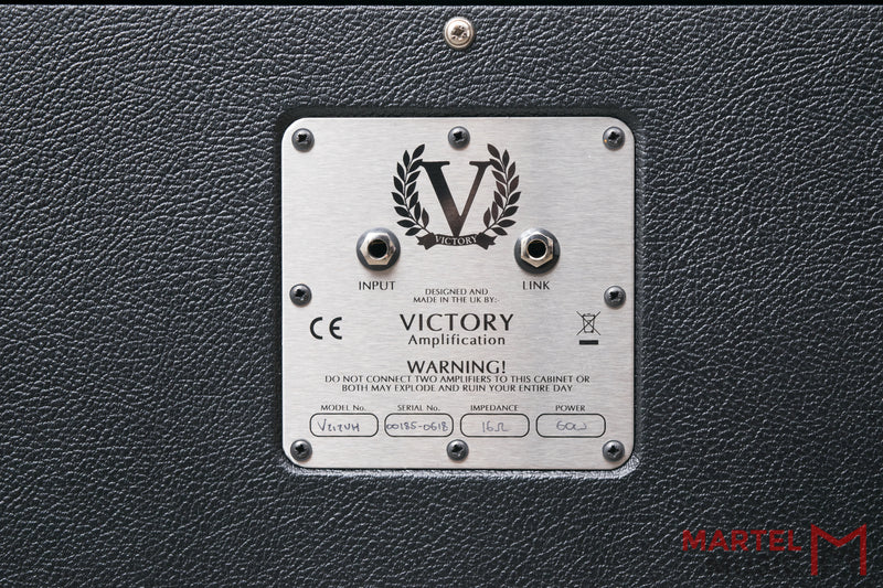 Victory V212-VH Vertical 2x12 Extension Cabinet, Black