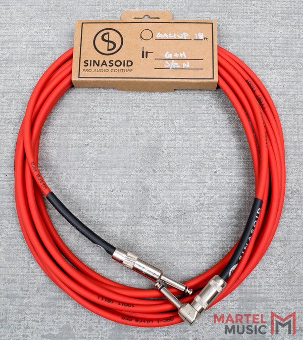 Sinasoid Gotham Audio GAC-1 Ultra Pro 18' Red Instrument Cable