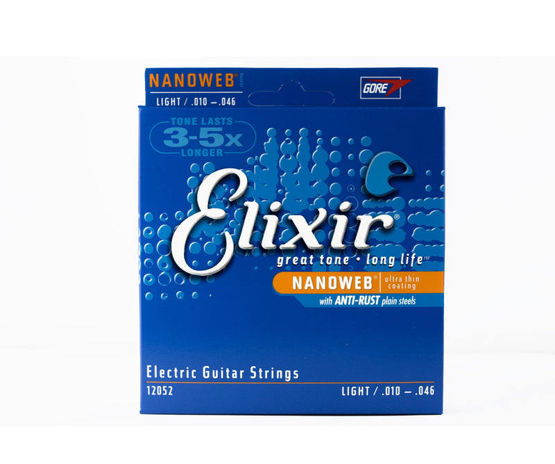 Elixir Electric Nickel Plated Strings - Nanoweb