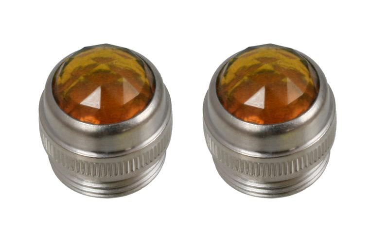 Panel Light Lenses for Amps - (2 pcs) - Amber