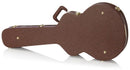 Gator GW-335-BROWN Semi-Hollow Guitar Deluxe Wood Case