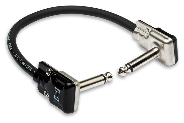 Hosa Pro Guitar Patch Cable REAN Low-profile Right-angle to Same