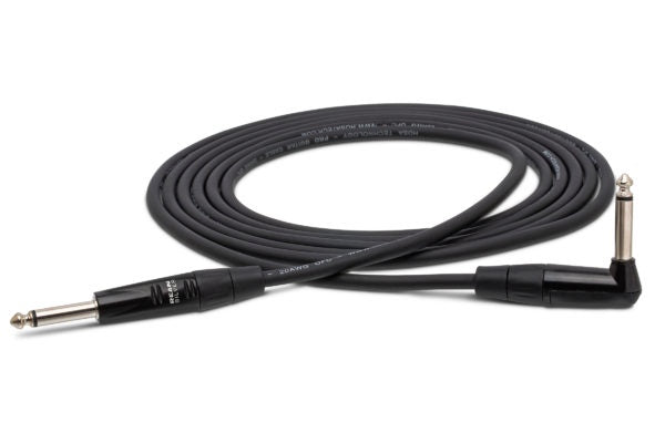 Hosa Pro Guitar Cable, Straight to Right-angle, 15 ft