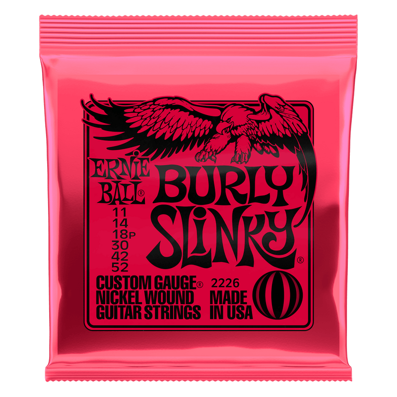 Ernie Ball Burly Slinky Guitar Strings 11-52