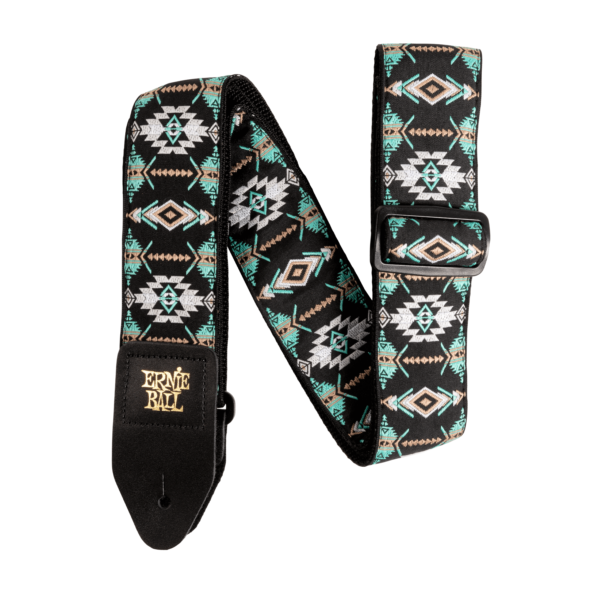 Ernie Ball Southwesten Turquoise Jacquard Strap